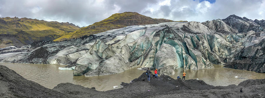 Glacier Play In Iceland Photograph