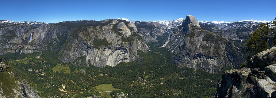 Glacier Point Panorama Photograph by Sean Hannon