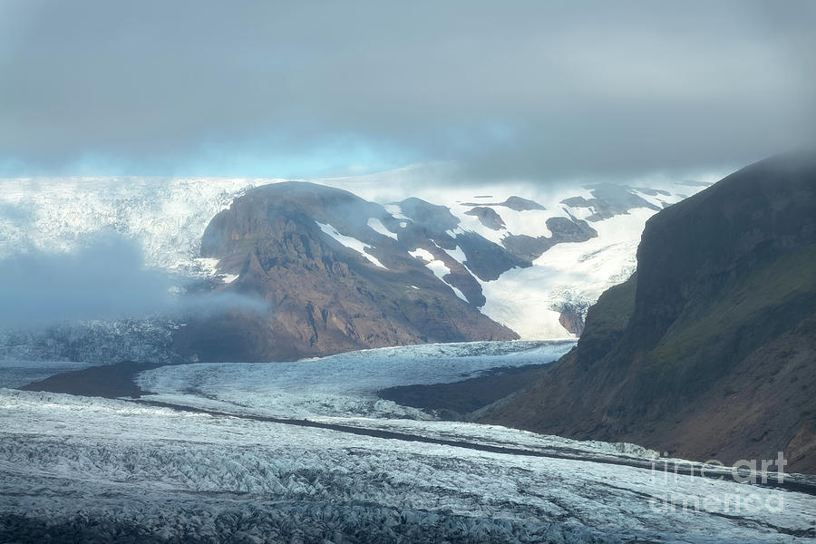Glacier view in Skaftafell, Iceland Photograph by Delphimages Photo Creations