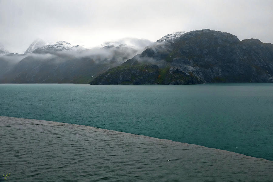 Glacier Photograph - Glacier Water Meets Sea Water by Rick Lawler Glacier Photograph - Glacier Water Meets Sea Water by Rick Lawler