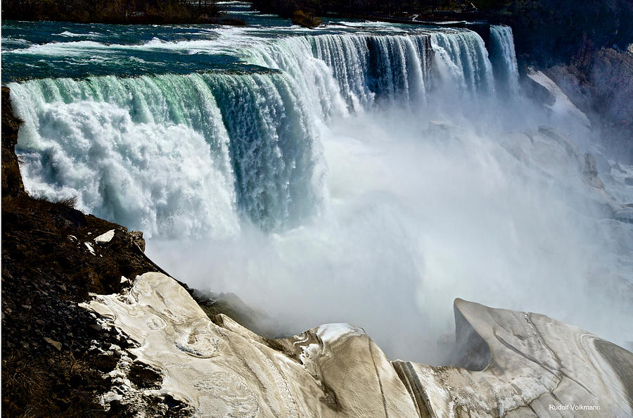 Glaciers At Niagara Falls Photograph By Rudolf Volkmann Pixels