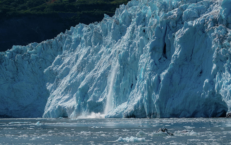 Glaciers calving Photograph by Asif Islam