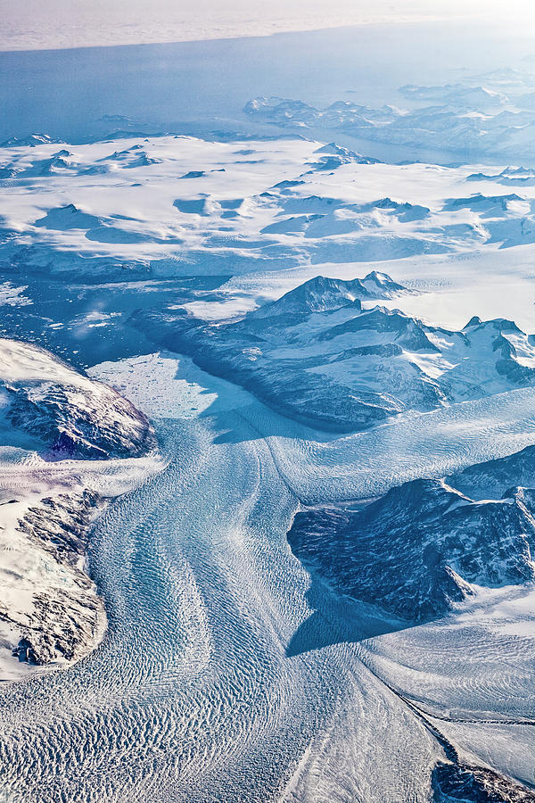 Glaciers From Above Photograph by Tommy Farnsworth