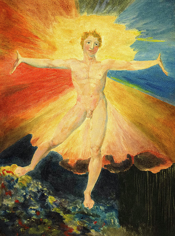 Glad Day Or The Dance Of Albion 1794 Painting By William Blake Fine   Glad Day Or The Dance Of Albion 1794 William Blake 