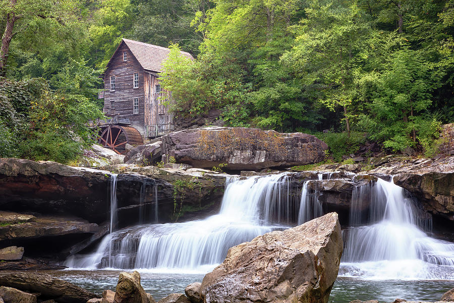 Glade Creek Grist Mill - Babcock State Park Photograph by Susan Rissi Tregoning