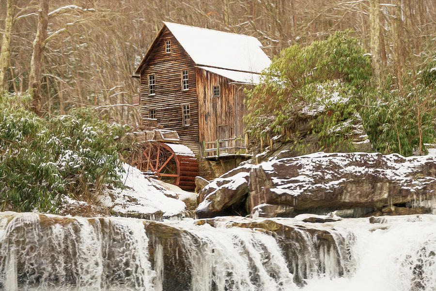 Glade Creek Grist Mill Photograph by Kathy Jennings