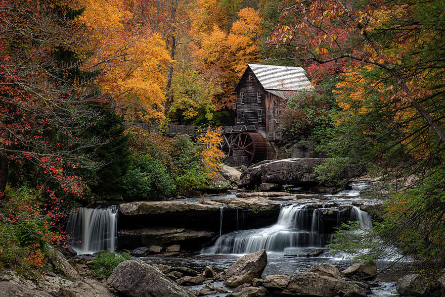 Glade Creek Grist Mill Photograph by Robert J Wagner