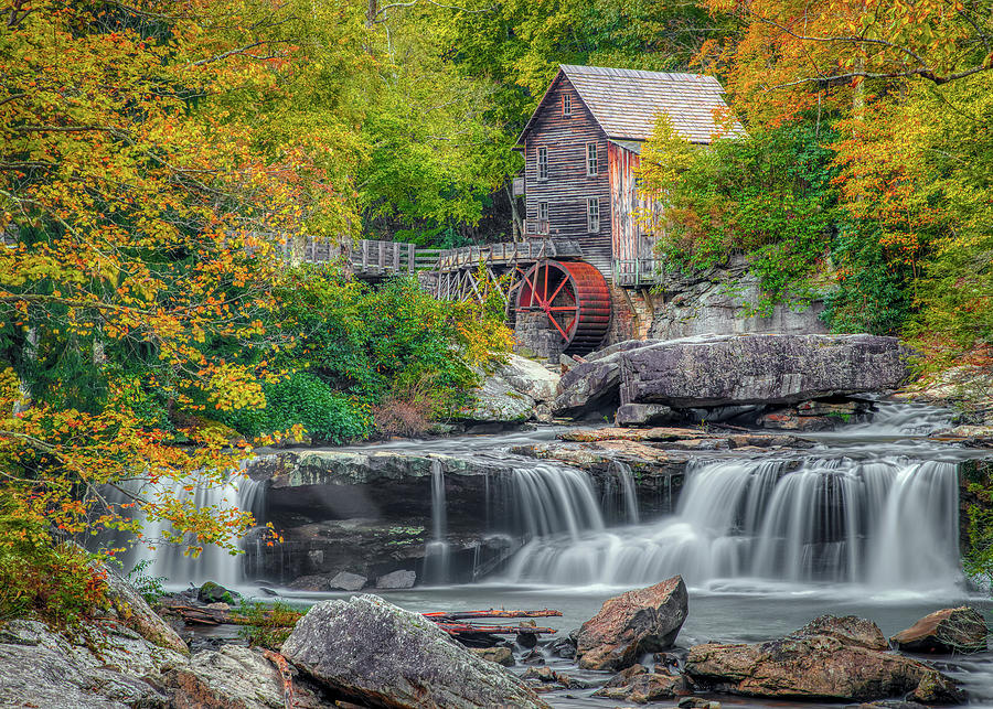 Glade Creek Grist Mill Photograph by Robert Miller