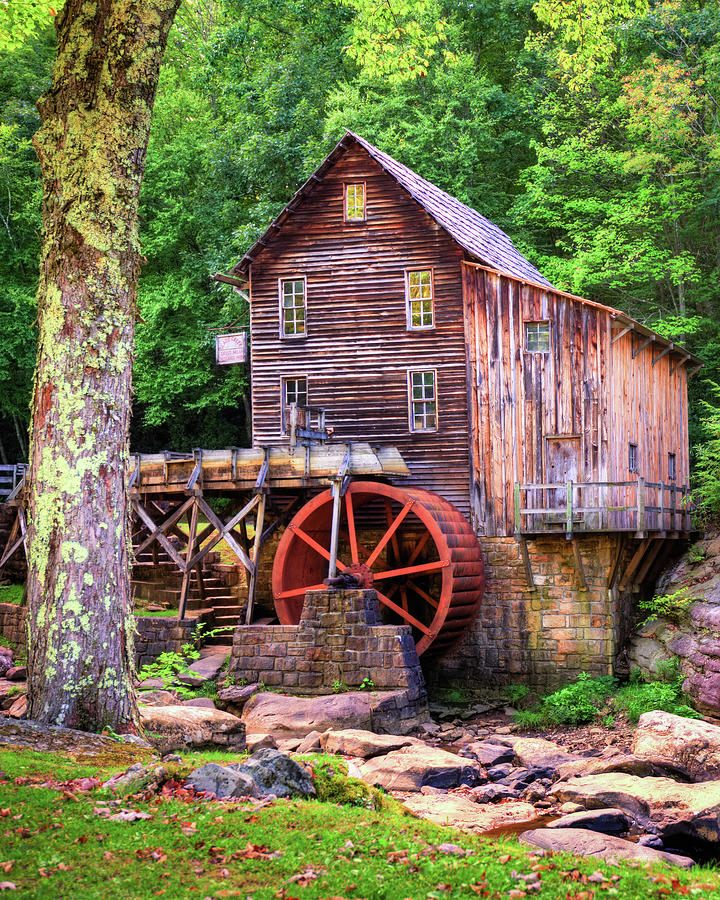 America Photograph - Glade Creek Idyllic Mill - West Virginia by Gregory Ballos