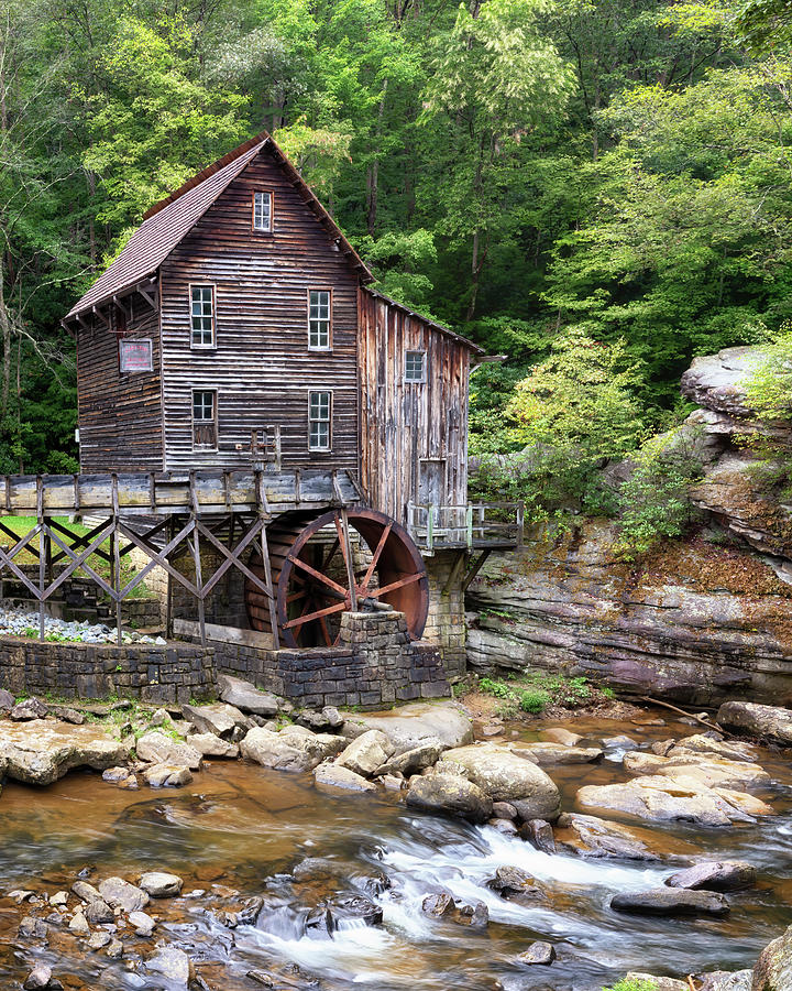 Glade Creek Mill - Babcock State Park Photograph by Susan Rissi Tregoning