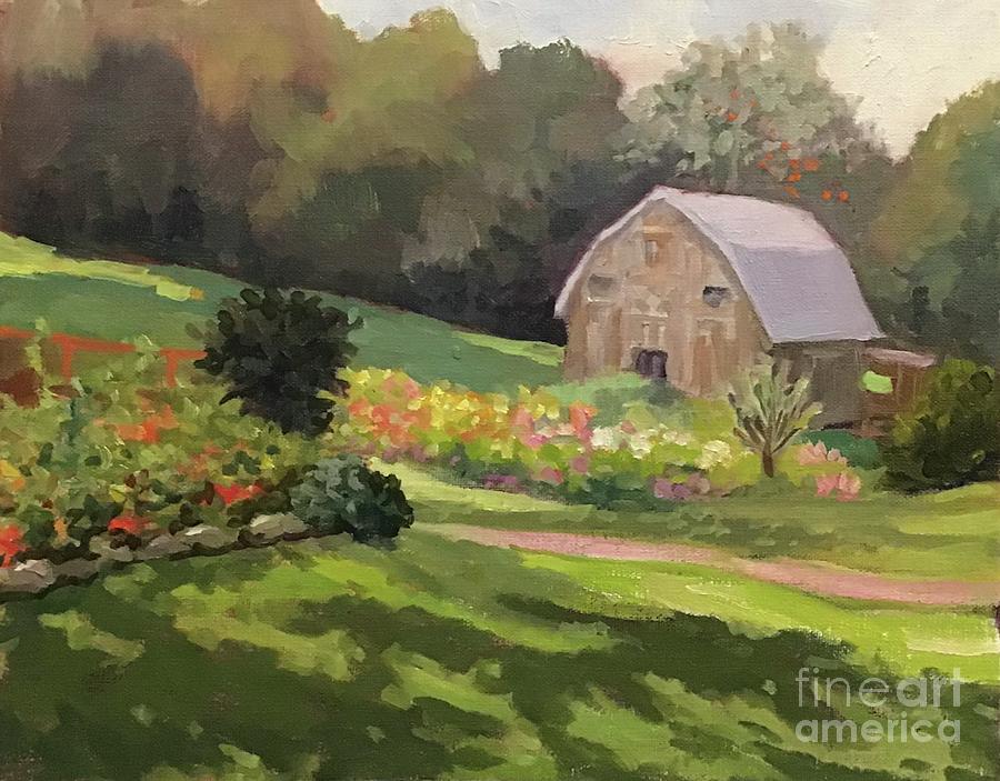 Gladheart Farm  Painting by Anne Marie Brown