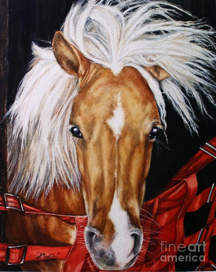 Gladie- A Shetland Pony Painting