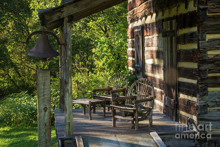 Gladie Creek Historic Cabin - Red River Gorge - Kentucky Photograph by Gary Whitton