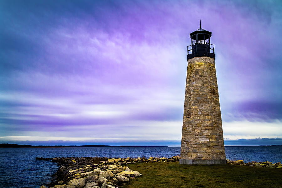 Gladstone Channel Lighthouse Photograph by Chuck De La Rosa