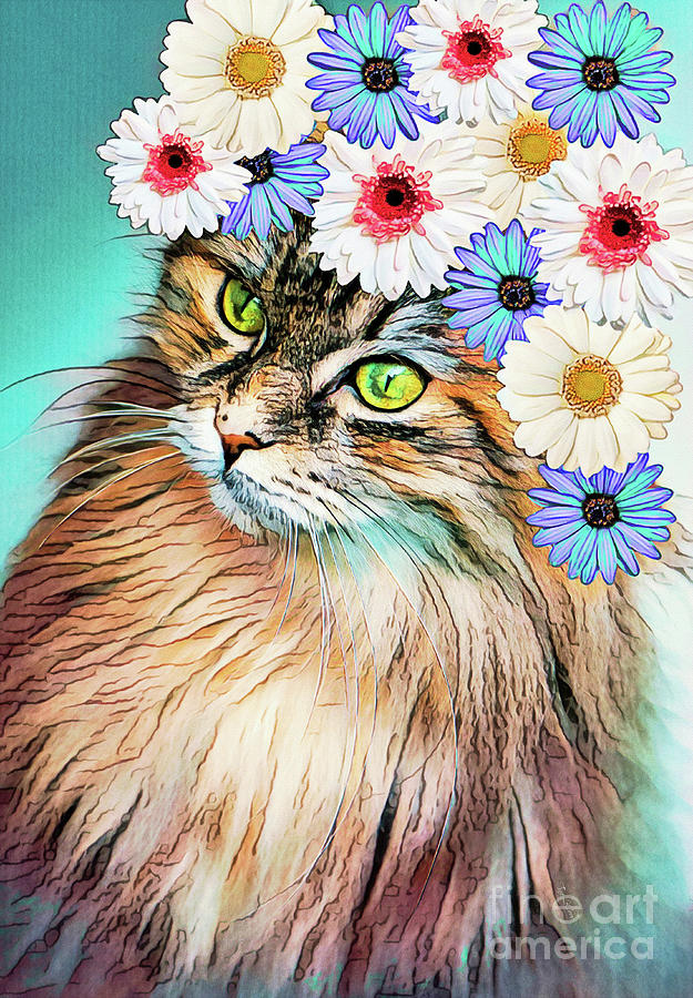 Glamour Kitty Painting