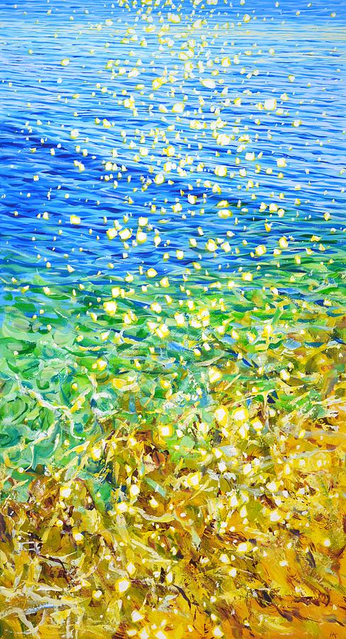 Glare of the sun on the water 5. Painting by Iryna Kastsova