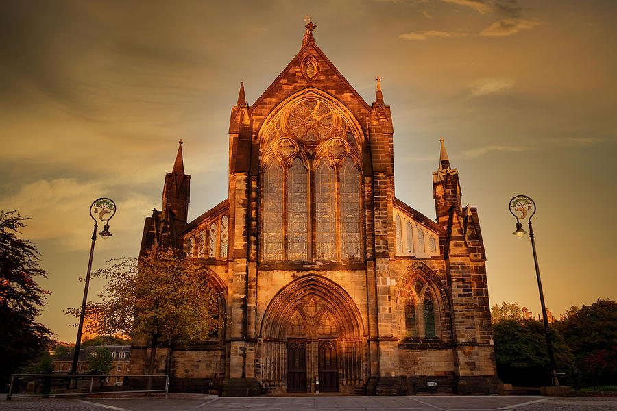 Glasgow Cathedral at Sunset Photograph by Rick Deacon