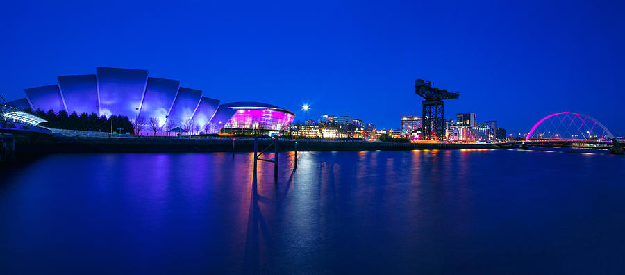 Glasgow - River Clyde and Scottish Event Campus Photograph by Kenny McCartney
