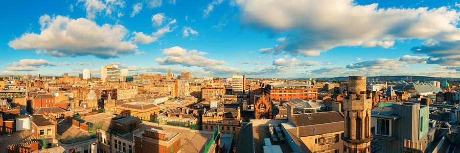 Glasgow rooftop view Photograph by Songquan Deng
