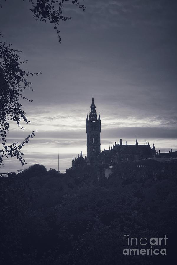 Glasgow University art poster print Digital Art by Simply The West