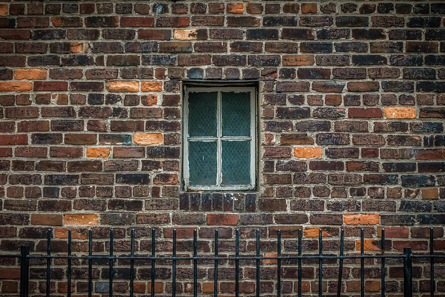Glass And Brick Photograph