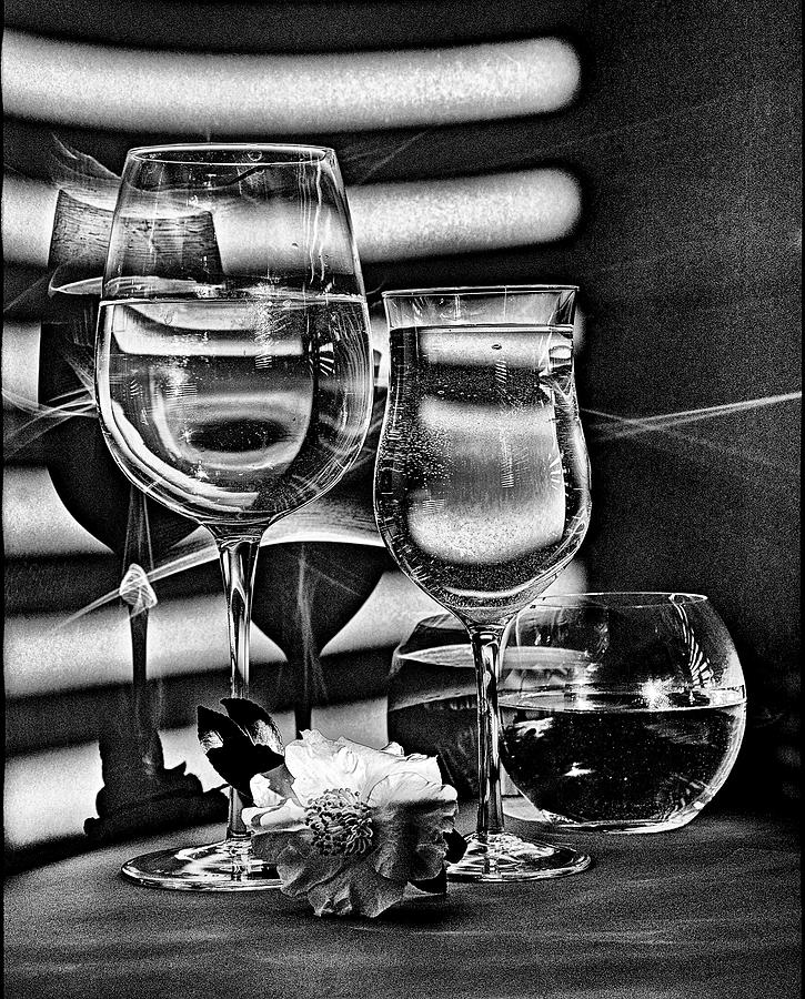 Glass and water Photograph by Andrei SKY
