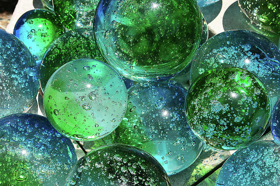 Glass Balls Photograph by Susan Campbell