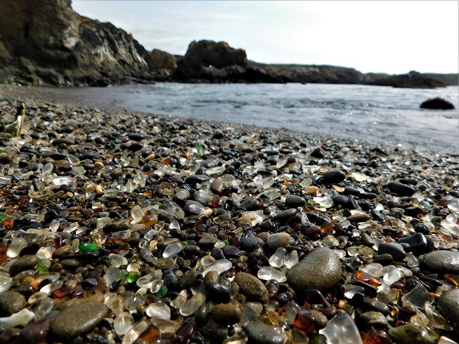 Glass Beach Photograph by Carl Moore