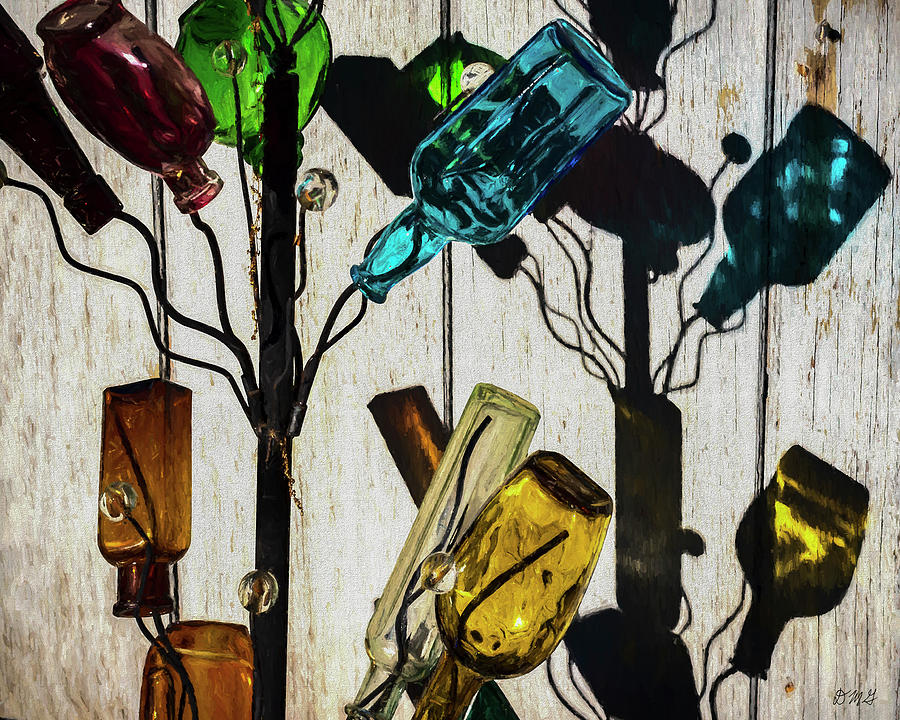 Glass Bottles Color Painterly Photograph by David Gordon