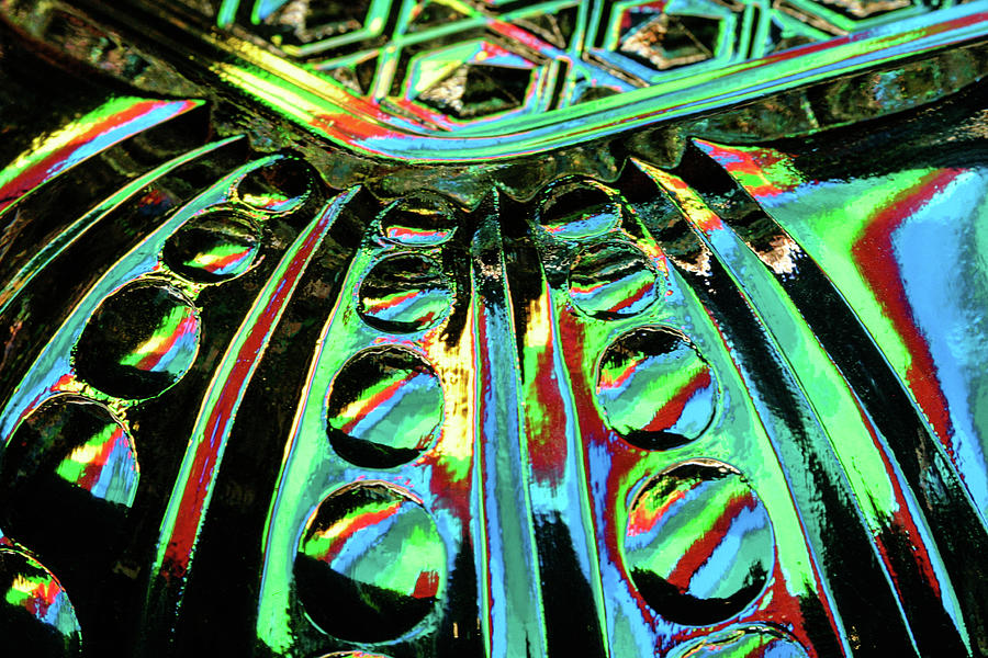 Glass Candy Dish Photograph by Jean Noren