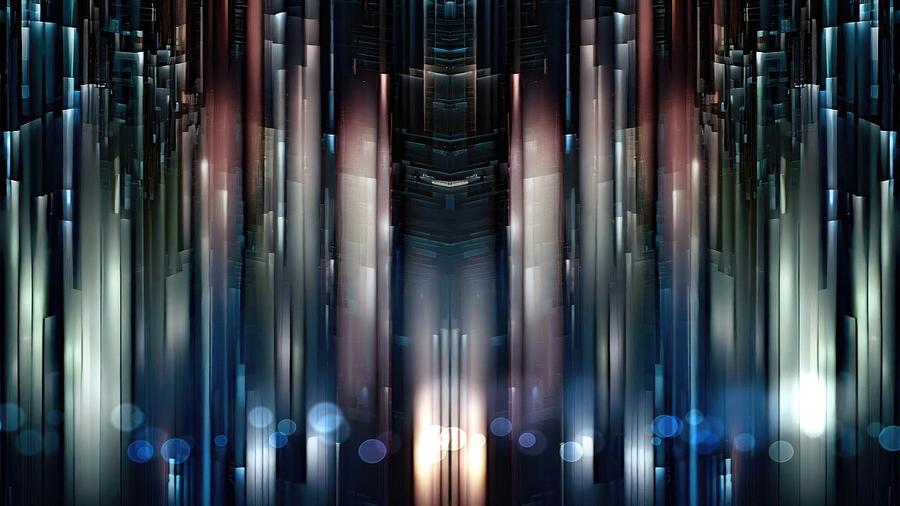 Glass City 4 Digital Art by David Manlove Glass City 4 Digital Art by David Manlove