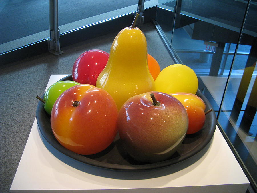 Glass Fruit Sculpture Photograph by Choi Ling Blakey | Fine Art America