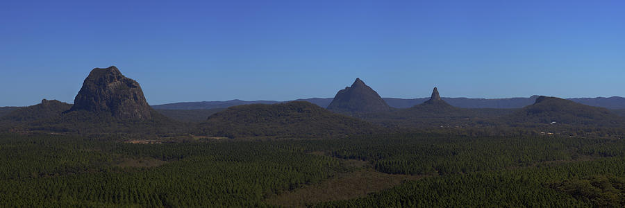 Glass House Mountains Photograph by Nicolas Lombard
