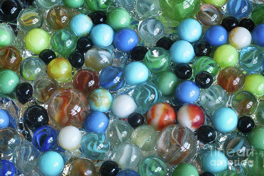 Glass Marbles Photograph by Phil Perkins