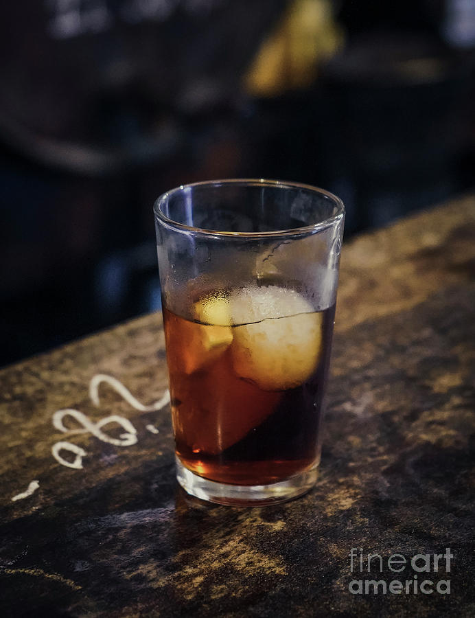 Glass of Vermouth Photograph by Perry Van Munster