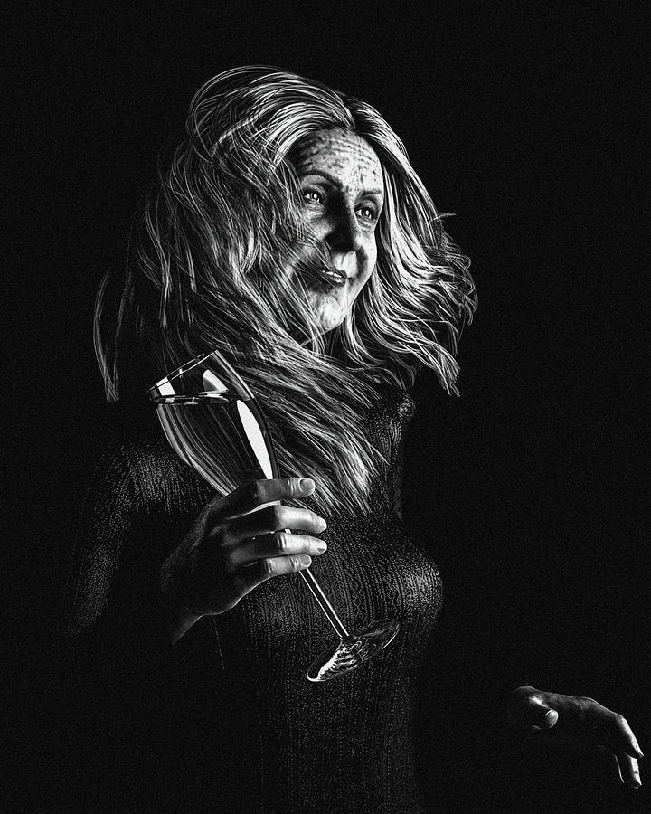 Glass of Wine Photograph by Bob Orsillo