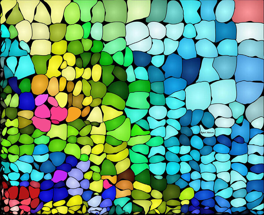 Glass Pebbles Digital Art by Rafael Salazar