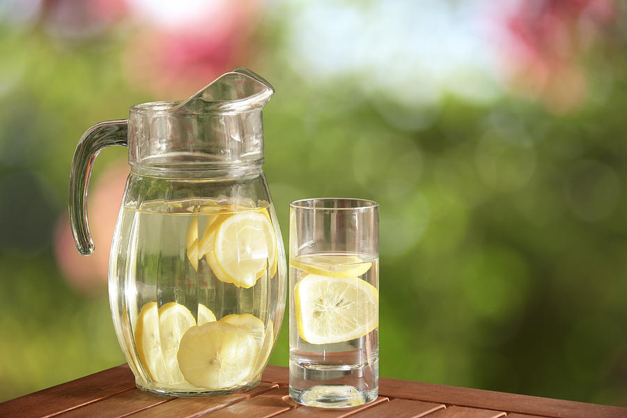 Glass Pitcher Of Fresh Lemonade Photograph by Imagedepotpro