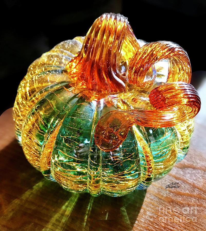Glass Pumpkin Photograph by CAC Graphics