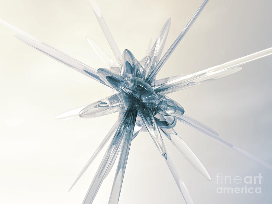 Glass Star Digital Art by Phil Perkins