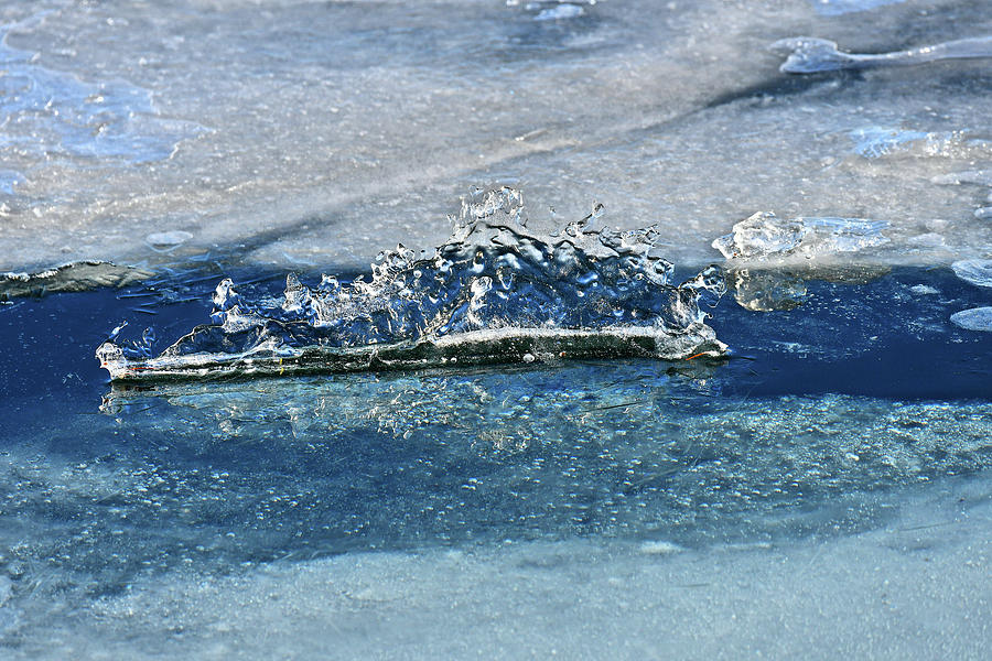 Glassine Ice 10  Photograph by Lyle Crump