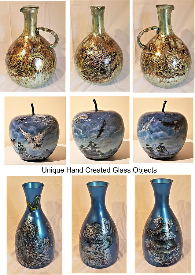 Glassware Glass Art by Richard Hopkinson