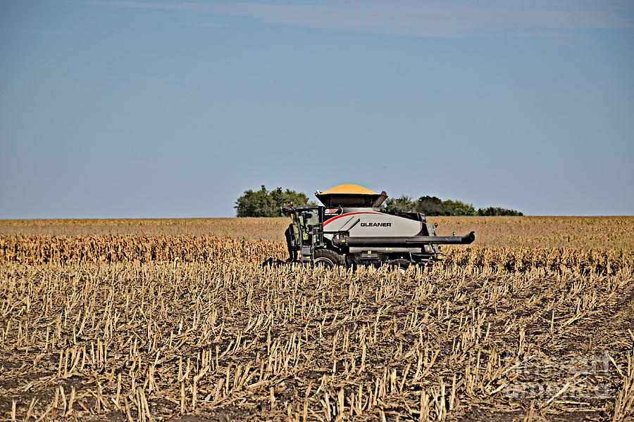 Gleaner S97 Combine Photograph by Kathy M Krause