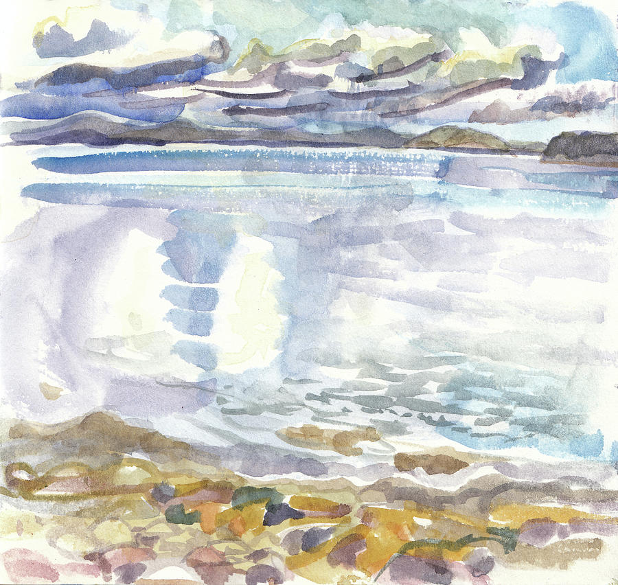 Gleason Cove Painting by Abby McBride