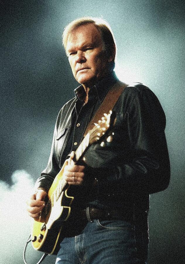 Music Photograph - Glen Campbell, Music Legend by Esoterica Art Agency