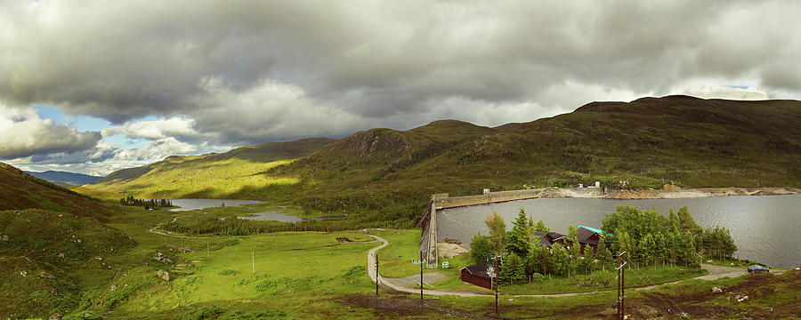Glen Cannich Panorama Photograph by Ian Good