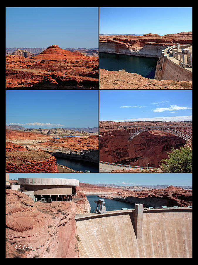 Glen Canyon - U.S. National Parks - Scenic Collage  Photograph by Ronald Reid