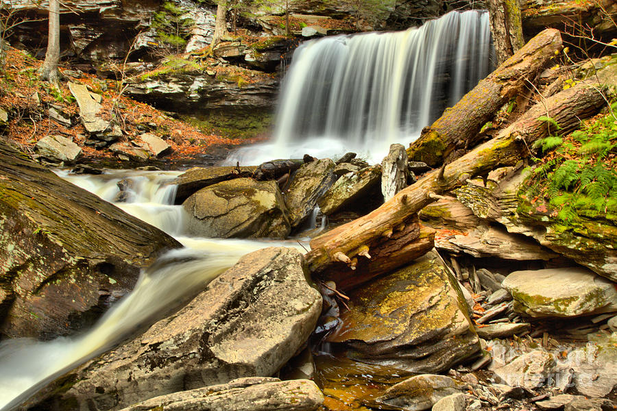 Glen Leigh B Reynolds Falls Photograph by Adam Jewell