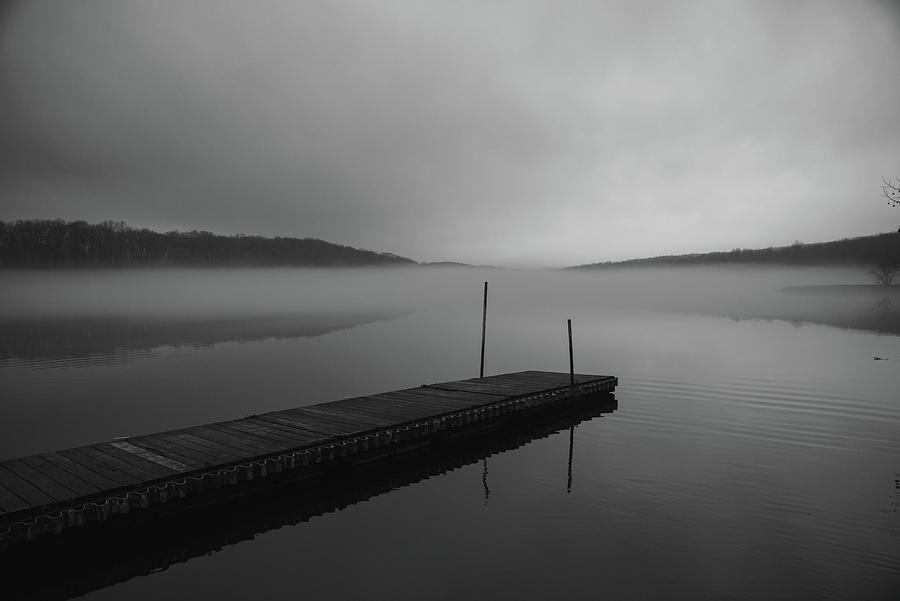 Glen O Jones in the Fog Photograph by Grant Twiss
