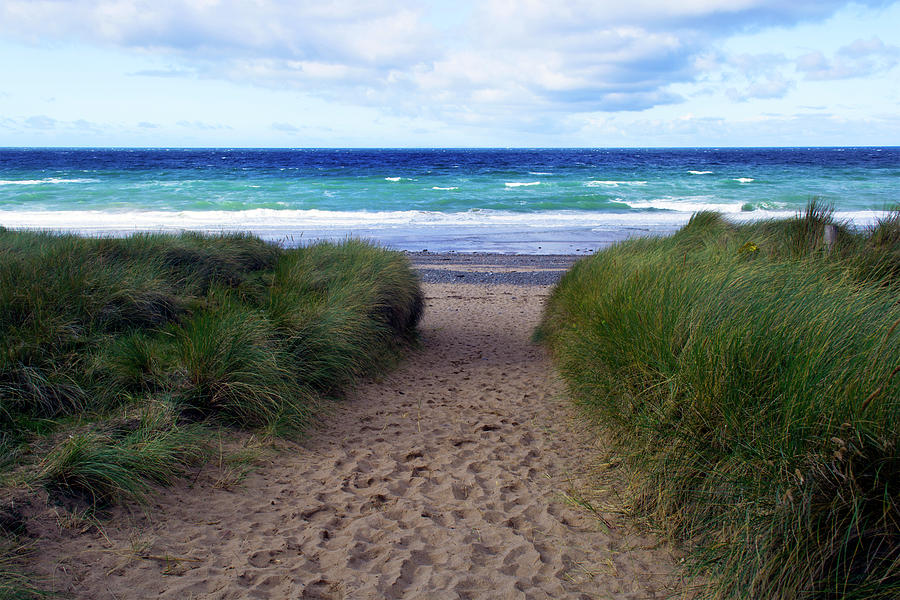 Sand Photograph - Glen Wyllin by Steve Watson Sand Photograph - Glen Wyllin by Steve Watson
